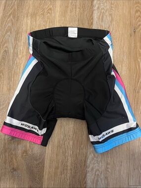 WOSAWE Women's Black Paddled Cycling Shorts